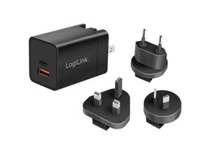 4052792069709 - LOGILINK PA0301 - USB-Ladegerät 30 W USB-C USB-A GaN