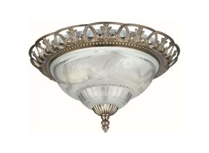 4251254211766 - Licht-erlebnisse - Deckenlampe Ø33cm 2-flmg - Bronze Transparent