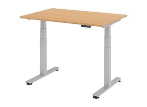 4032062147788 - Schreibtisch Ergonomic Aktiv XDSM VXDSM12 6 S ergonomisch buche rechteckig 120x80 cm (BxT) elektrisch höhenverstellbar 403206214