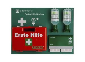 4251138219789 - Erste-Hilfe-Station STANDARD No 1 inkl Augenspülflaschen-Wandbox Pflaster Erste-Hilfe-Koffer