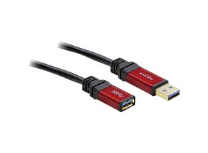 4043619827541 - USB-Kabel USB 32 Gen1 (USB 30   USB 31 Gen1) USB-A Stecker USB-A Buchse 300 m Rot Schwarz vergoldete Steckkontakte UL-zertifiziert 105905