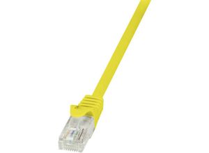 4052792024197 - EconLine - Patch-Kabel - RJ-45 (m) - RJ-45 (m) - 1 m - utp - cat 6 - gepresst glatt - Gelb (CP2037U) (CP2037U) - Logilink