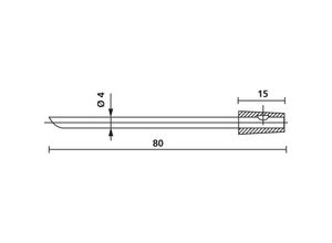 4031026185309 - Hellermanntyton - NA8 10 prong-ml Ersatzdorne Inhalt 1 St