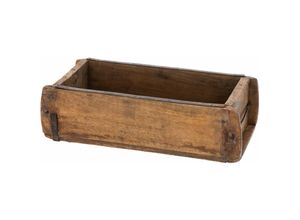 4262371534102 - Ziegelform Holzkiste mit Metall Beschlägen - 30 x 15 cm - Vintage Deko Kiste aus Altholz - Allzweck Box aus altem recyceltem Holz shabby used look 4262371534102 - Ziegelform Holzkiste mit Metall Beschlägen - 30 x 15 cm - Vintage Deko Kiste aus Altholz - Allzweck Box aus altem recyceltem Holz shabby used look