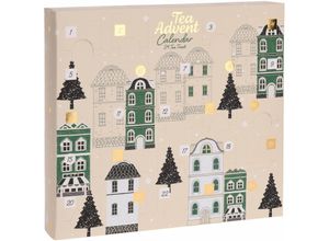 4262371530869 - Spetebo - Tee Adventskalender 2023 klein - 23 x 21 cm - Weihnachten Advent Kalender Probier Set Geschenkidee