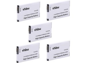 4065705410567 - 5x Akku kompatibel mit Siemens Gigaset SL450 SL450A Go SL450H SL450HX schnurlos Festnetz Telefon (950mAh 37V Li-Ion) - Vhbw 4065705410567 - 5x Akku kompatibel mit Siemens Gigaset SL450 SL450A Go SL450H SL450HX schnurlos Festnetz Telefon (950mAh 37V Li-Ion) - Vhbw