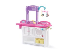 0733538847198 - Love & Care Deluxe Nursery Kinderzimmer für Puppen - Kommode mit Wiege Kindersitz Waschmaschine & Zubehör (exkl Puppe) - Plastikspielzeug 80x25x95cm