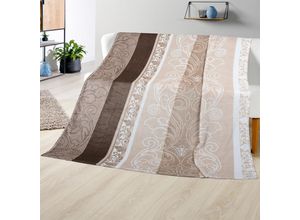 4022378186793 - BELLA CASA Kuscheldecke Soft Touch bedruckt ca 130 x 170 cm