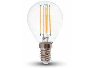 Image of LED-Lampe E14 4W 100LM/W E14 P45 Glühfaden 6400K - V-tac