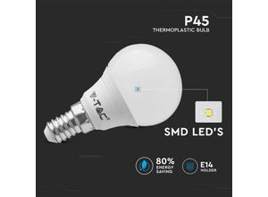 Image of LED-Lampe E14 4W P45 6400K - V-tac