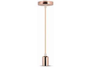 3800157611503 - Vtac - v-tac LED-Spiegel-Kronleuchter aus verchromtem Aluminium mit E27-Fassung (max 60W) Farbe Golden Pink