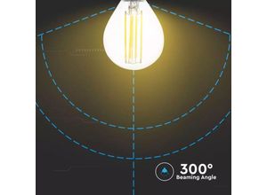 3800157659321 - Vtac - v-tac LED-Glühbirne E14 6W 130LM W Glühfaden P45 2700K