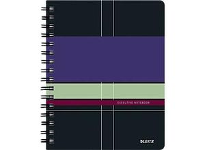 4002432112784 - Collegeblock LEITZ® Executive 445600 Spiralbindung 80 Blatt DIN A5 FSC zertifiziertes Papier kariert 4002432112784 - Collegeblock LEITZ® Executive 445600 Spiralbindung 80 Blatt DIN A5 FSC zertifiziertes Papier kariert