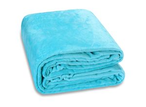 4251776925851 - monzana® Kuscheldecke Hellblau 200x150cm