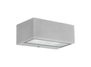 8435111044162 - Leds-c4 - Nemesis Aluminium - 1 Licht Außenwand Hellgrau IP44