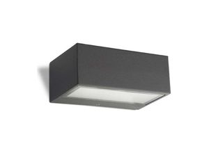 8435111044179 - Leds-c4 - Nemesis Aluminium - 1 Licht Außenwandleuchte Urban grau IP44