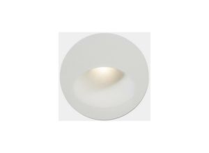 8445386087962 - Leds-c4 - leds C4 Bat Round Oval Outdoor led Wandeinbauleuchte Rund Weiß IP65 22W 4000K