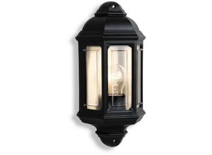 5036797129452 - Firstlight Products - Firstlight Outdoor - 1 leichte Außenwandlaterne schwarz IP44 E27