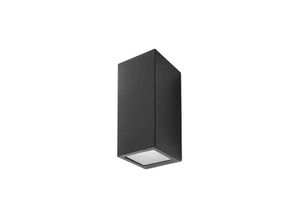 8435381454227 - Forlight Lighting - Forlight Cube - 2 Licht Außenwandleuchte Schwarz IP44