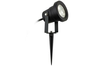 5036797154010 - Firstlight Products - Firstlight Hayes Outdoor Integriertes LED-Wand- & Spike-Licht Schwarz IP65