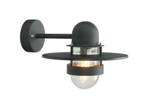 5024005446903 - Elstead Lighting - Elstead - 1 Licht Outdoor Fisherman Dome Wandlaterne Hellschwarz IP55 E27