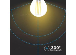 Image of LED-Lampe E27 6W 130LM/W G45 Glühfaden 6400K - V-tac
