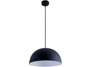 4066153007088 - Paco Home Pendelleuchte Hängelampe Esszimmer Küchenlampe Hängend 15m Textilkabel Ã405cm Bernstein - 720 Lumen   8W Schwarz-Weiß