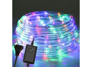 0726505730852 - Led Lichterschlauch Lichterschläuche Lichterkette Lichtschlauch Partylicht Party Garten bunt-10m - bunt - Vingo