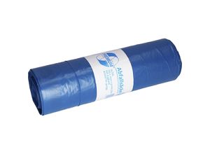 4001553900997 - DEISS PREMIUM Abfallsack 120 Liter blau mit Zugband Typ 80 Zugbandabfallsack 1390 g Rolle Maße (B x L + Ø-Rolle) 720 x 1000 + 50 mm 10 Rollen à 25 Stück = 250 Stück