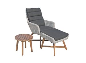 4041908118615 - Sitzgarnitur Sitzgruppe Holz Garten Lounge Set Gartenmöbel Massiv Tisch Sofa