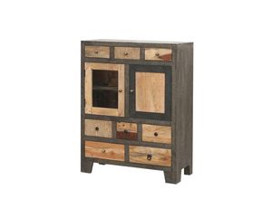 4041908127877 - INTERIA Home & Living Kommode 118cm TARIM Sideboard Schrank Holz Mango Highboard