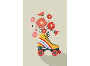 8714597639575 - Leinwandbild REINDERS Rollerskates Bilder Gr B H T 20 cm x 30 cm x 25 cm bunt Leinwandbilder