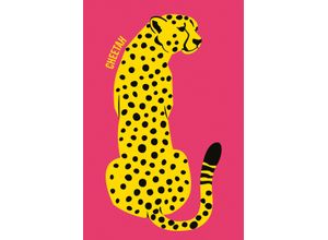 8714597639537 - Leinwandbild REINDERS Cheetah Bilder Gr B H T 20 cm x 30 cm x 25 cm gelb Leinwandbilder