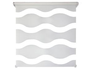 4040255669122 - buchheister Rollo DUO WAVE weiß 60x160cm (BH 60x160 cm) BH 60x160 cm weiß