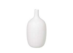 4008832785221 - blomus Vase CEOLA (LBH 11x11x21 cm) LBH 11x11x21 cm weiß Blumenvase Blumengefäß