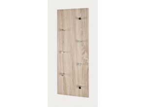 4001070420909 - Wandgarderobe 42090 braun Holz 7 Haken 800 x 300 cm 4001070420909 HAKU Möbel