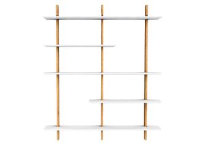 7394084087136 - Bridge Regal Holzwerkstoff 162x190 cm Soft white Oak