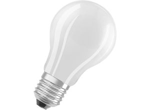 4058075112094 - Dimmbare led - Lampen klassische Kolbenform 75 Watts Ersatz E27 A-shape 2700 Kelvin Warm weiß Klares Glas single Pack - White - Osram