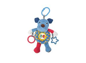 3800151991267 - Baby Kuscheltier Activitiy Spielzeug Plüsch Greifling C-Ring ab Geburt blau