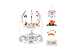 3800146244354 - Hopser Magic fun Spielcenter Musik Licht höhenverstellbar Sitz drehbar orange