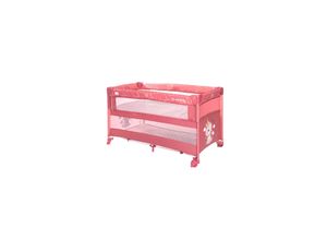 3800151991786 - Baby Reisebett Up´n Down Öffnung 2 Ebenen Tragetasche mit Rädern pink