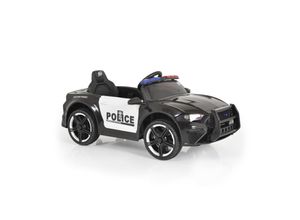 3800146214999 - Kinder Elektroauto Police Fernbedienung MP3-Anschluss Sirene bis 5 km h schwarz