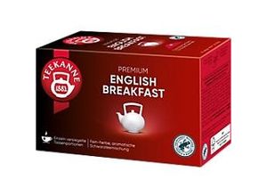 4009300006275 - TEEKANNE Premium Koffeinfrei Schwarzer Tee English Breakfast 20 Stück à 175 g