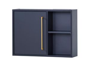 4066075083832 - Lomadox - Badezimmer Hängeschrank KELLA-80 in nachtblau b h t ca 668 484 16 cm - blau