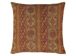 4059222053963 - Dekokissen 45 x 45 cm ( Marakesh Terracotta ) im 2er Pack - Bohemian Oriental Boho - Hochwertiger Kissenbezug mit Reißverschluss - Marakesch