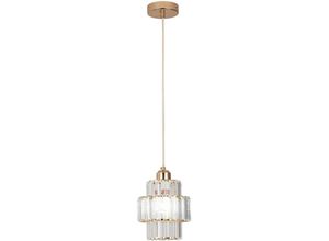 9331615954596 - Greelustr - 2022 Kristall Pendelleuchte Wohnzimmer Lampe Moderne Kronleuchter Deckenleuchten Gold