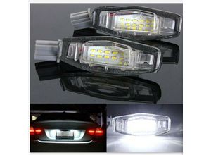 6443200703700 - Drillpro - 2 x Free Error 24 led Kennzeichenbeleuchtung für Honda Acura tl tsx Civic