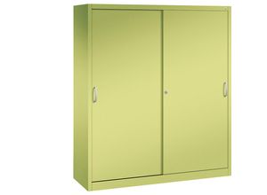 4063332006092 - ACURADO Schiebetürenschrank 12 Pendelstangen HxBxT 1950 x 1600 x 500 mm viridingrün