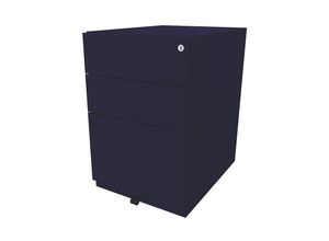 5020073780963 - BISLEY Rollcontainer Note™ mit 2 Universalschubladen 1 Hängeregistratur HxBxT 645 x 420 x 565 mm oxfordblau