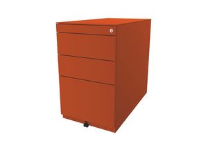 5020073710885 - BISLEY Standcontainer Note™ mit 2 Universalschubladen 1 Hängeregistratur mit Top Tiefe 775 mm orange